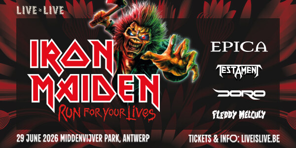 Volledige Line-up voor Iron Maiden Headline show bekend!