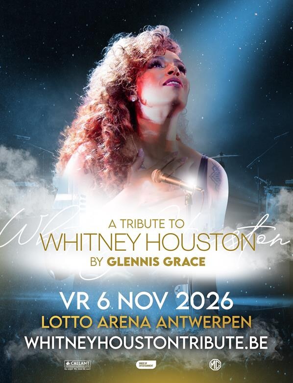 Glennis Grace keert terug naar Lotto Arena  met fenomenale Whitney Houston-tribute