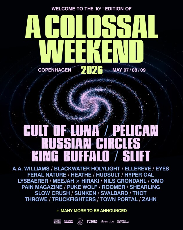 A Colossal Weekend adds seven new Danish acts to its 10-year anniversary edition in 2026