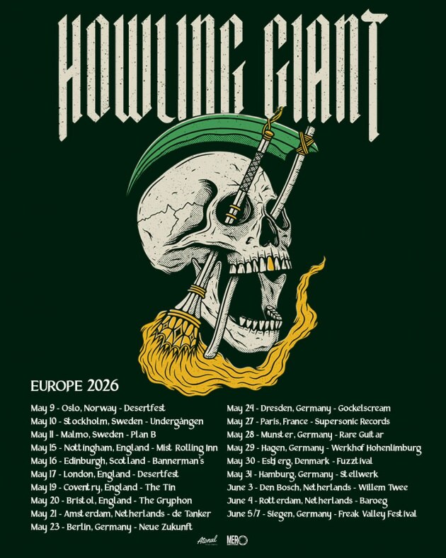 Howling Giant announce European Headline Tour 2026!
