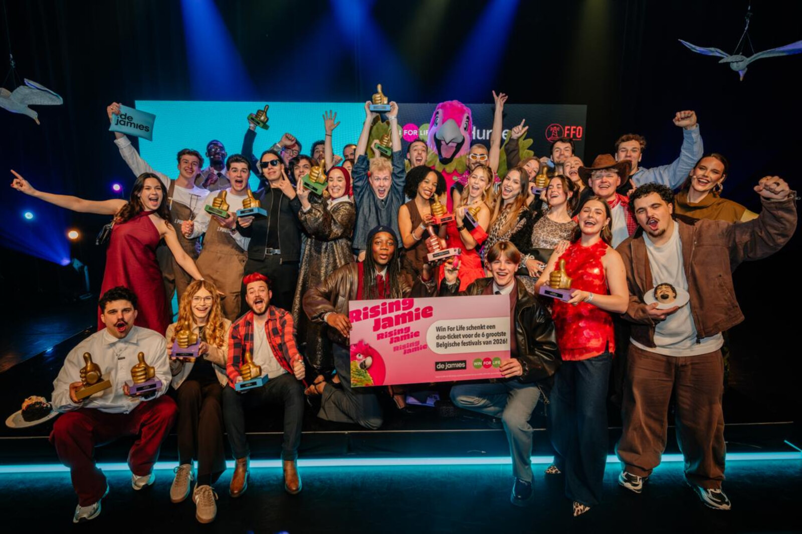 Opvallende winnaars bij De Jamies, grote overwinning voor Average Rob
