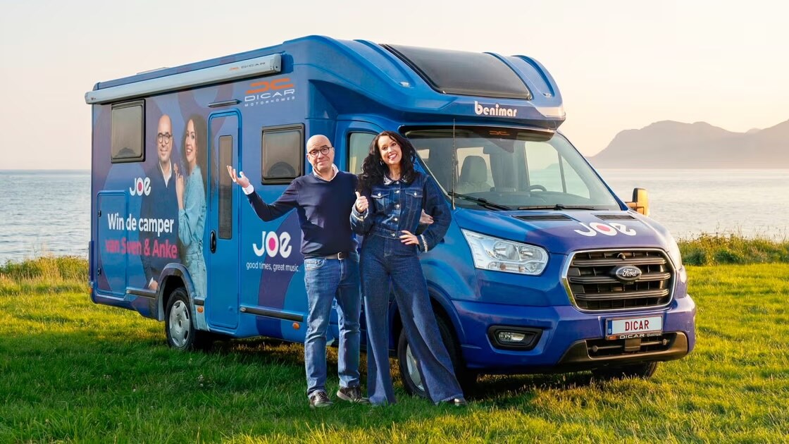 7 opdrachten, 1 camper: wie rijdt weg met het huis op wielen van JOE-dj’s Sven & Anke?  