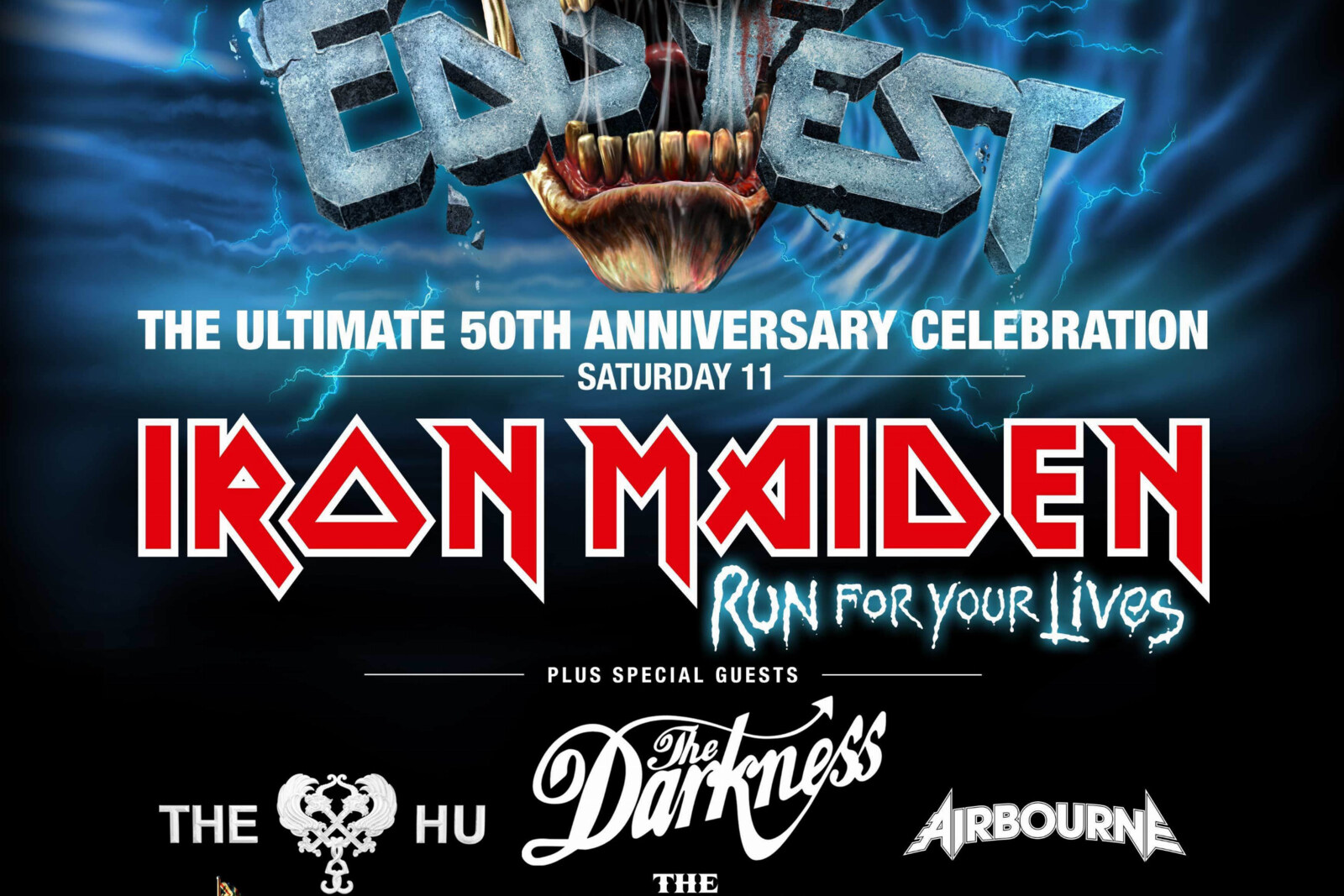 Iron Maiden reveal full details of the EDDFEST weekend at Knebworth