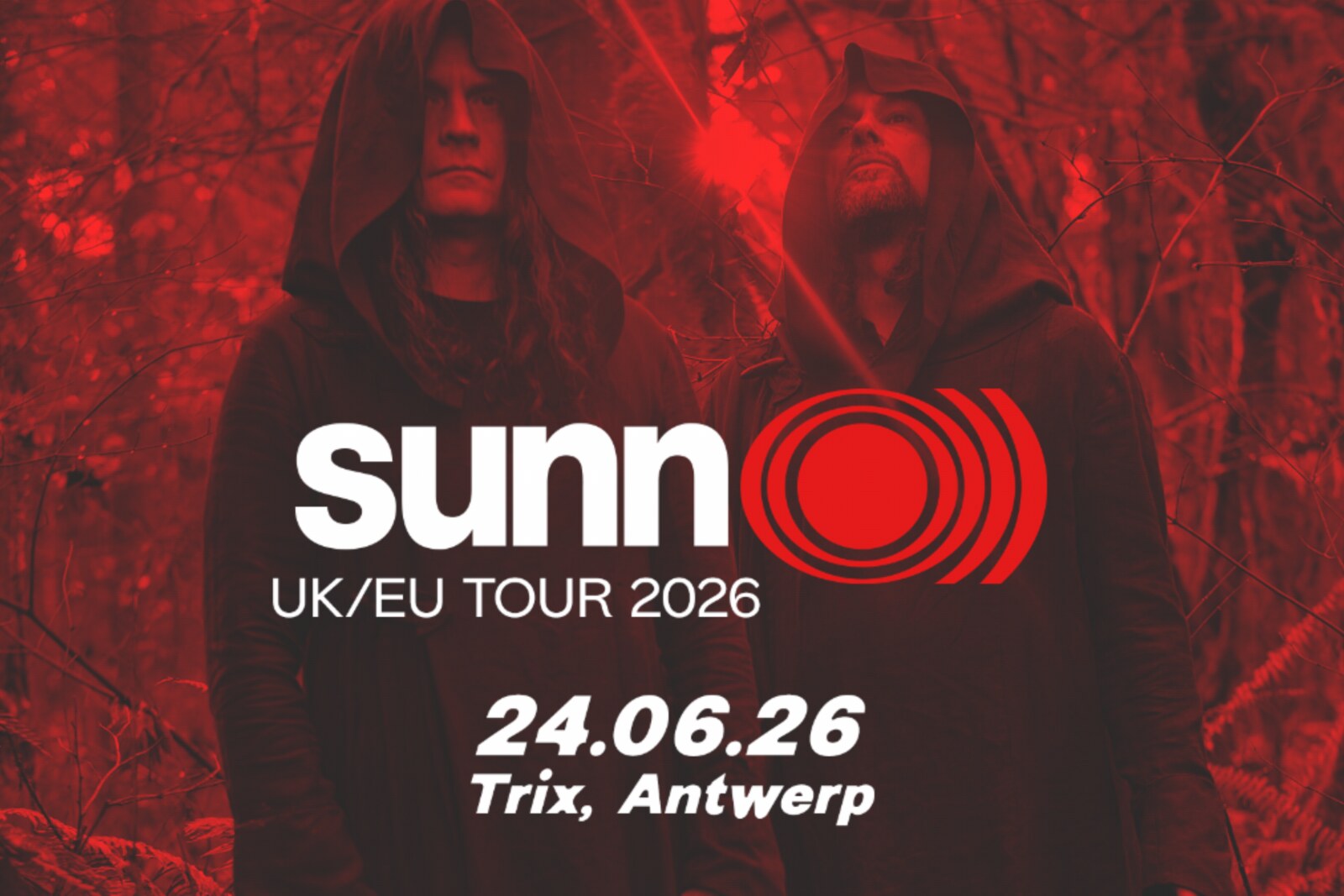 Sunn O))) speelt op woensdag 24 juni 2026 in Trix