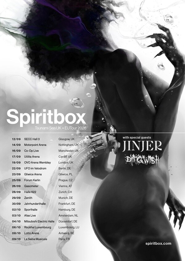 Spiritbox The Triple Grammy-Nominees Confirm Their  Biggest EU Headline Tour To Date