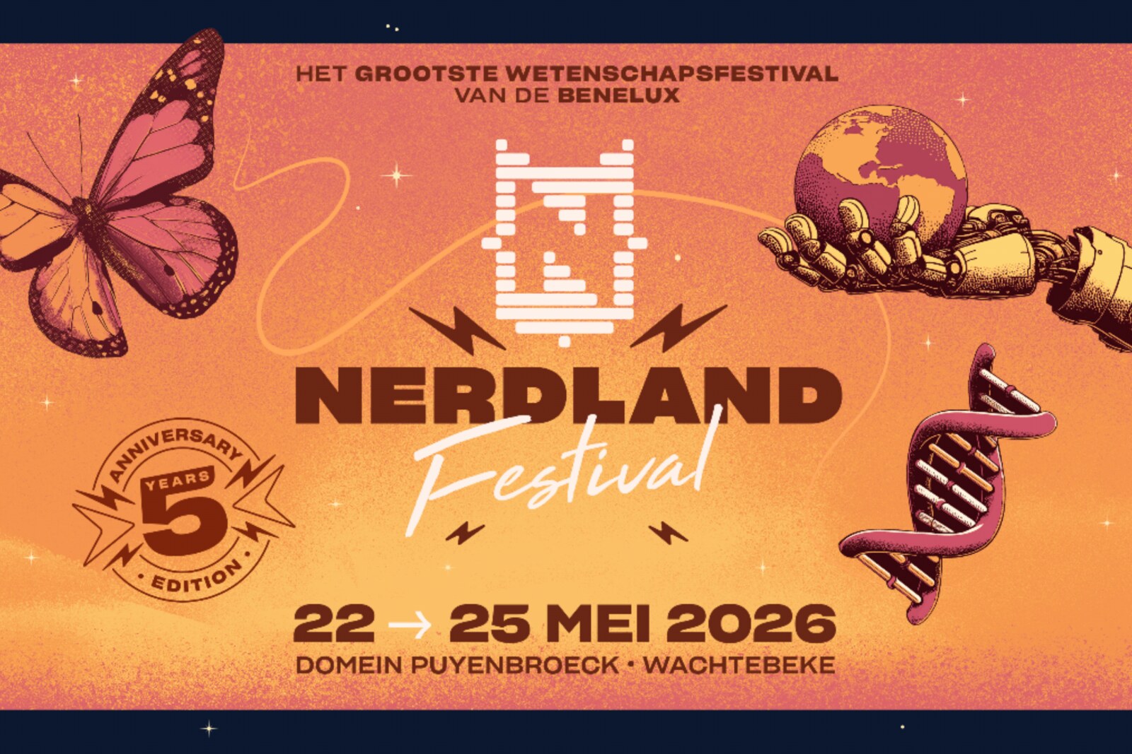 Vijf straffe namen voor Nerdland Festival: Maarten & Dorothee, Timon Verbeeck, Clémentine Caron, Achter De Schermen en Tim Dodd