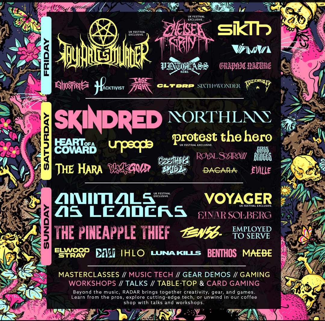 Radar Festival 2026 completes lineup: SikTh plus three final acts