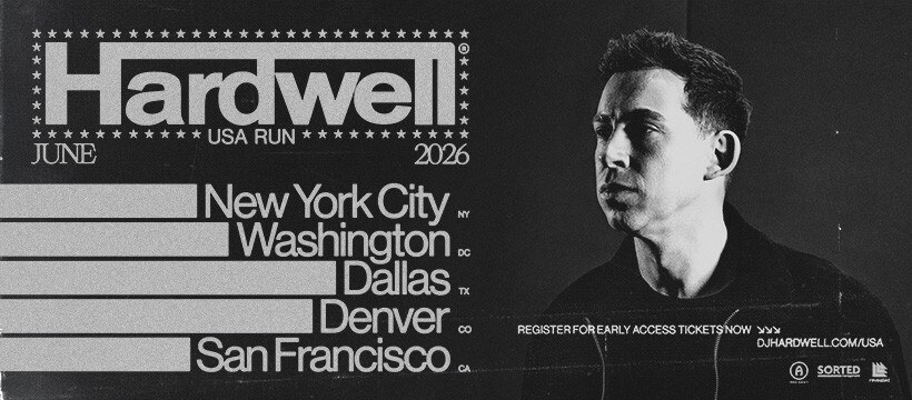 Hardwell confirms five-city North American run for 2026
