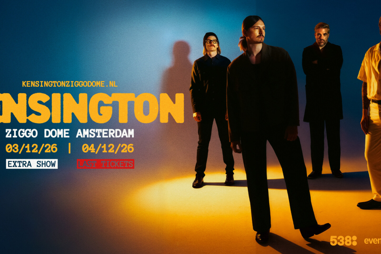 Kensington kondigt extra show aan in de Ziggo Dome