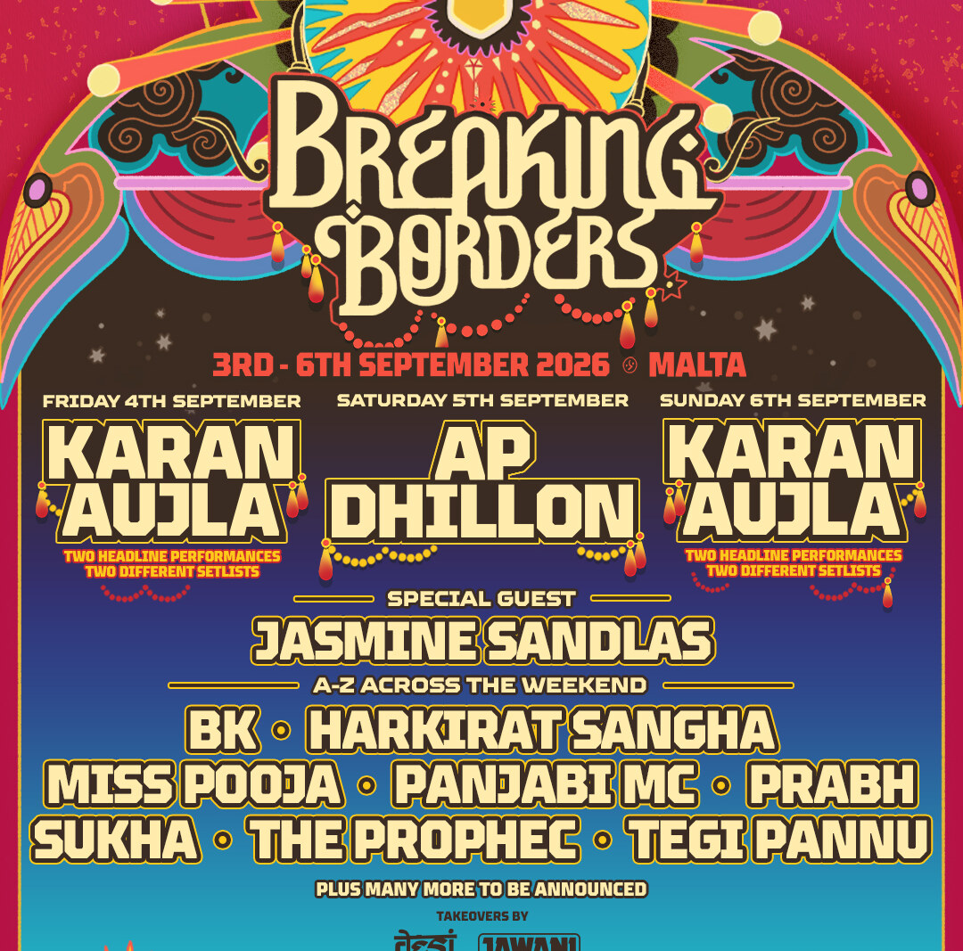 Breaking Borders - the world’s biggest Desi destination festival - is returning to Malta in 2026. Taking place between 3rd - 6th September