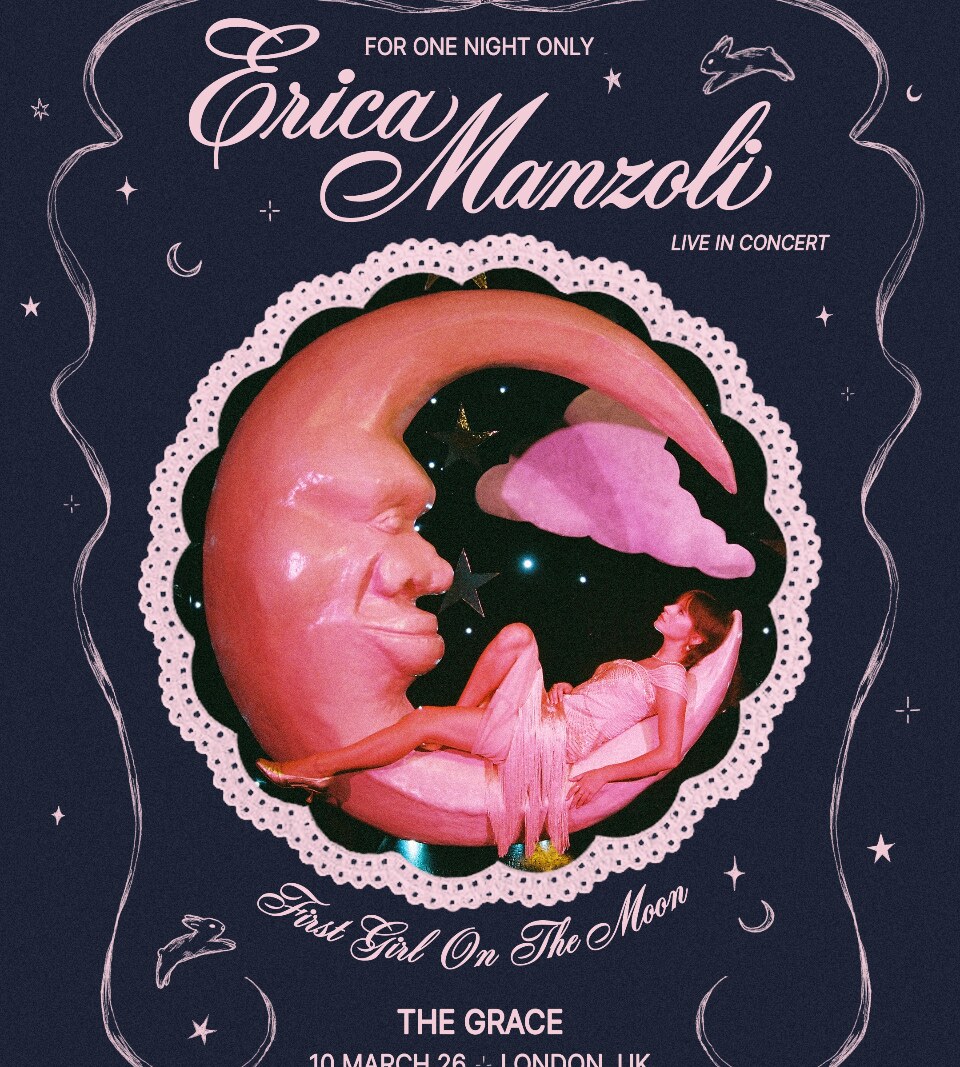 Erica Manzoli releases retro-futurist single "First Girl On The Moon" PLUS London Date & EP