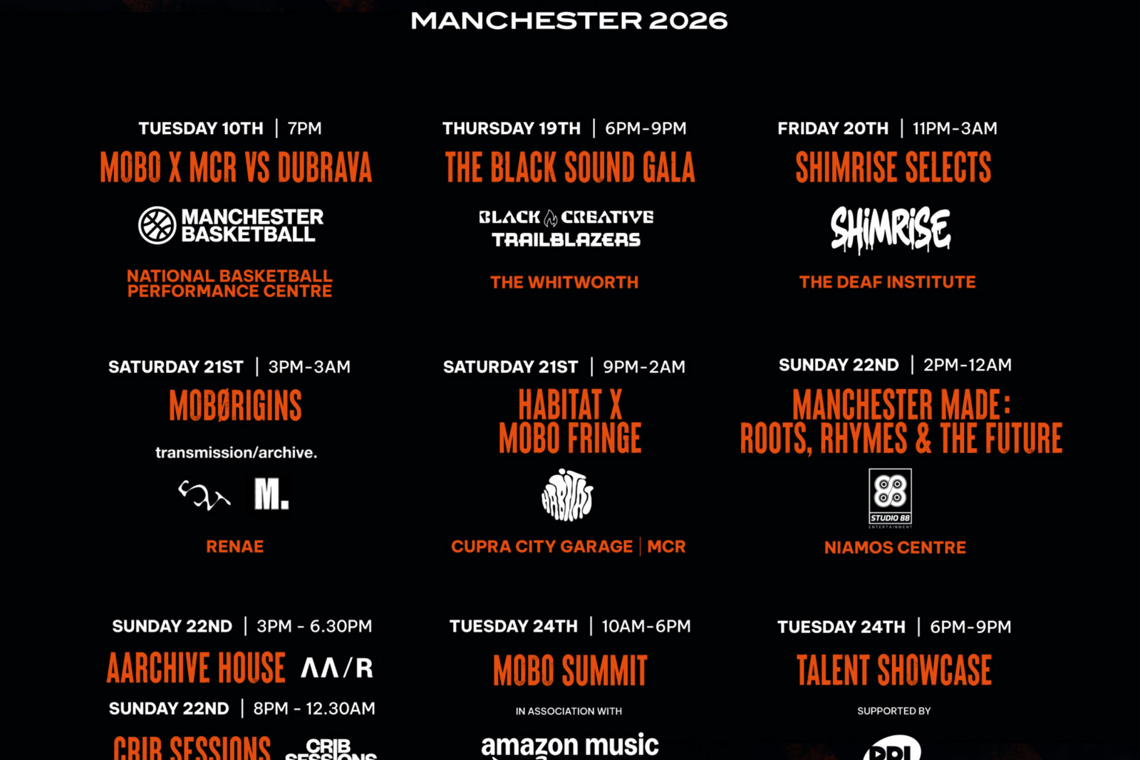 Mobo Fringe 2026 Announces Its Biggest Programme to Date in Manchester