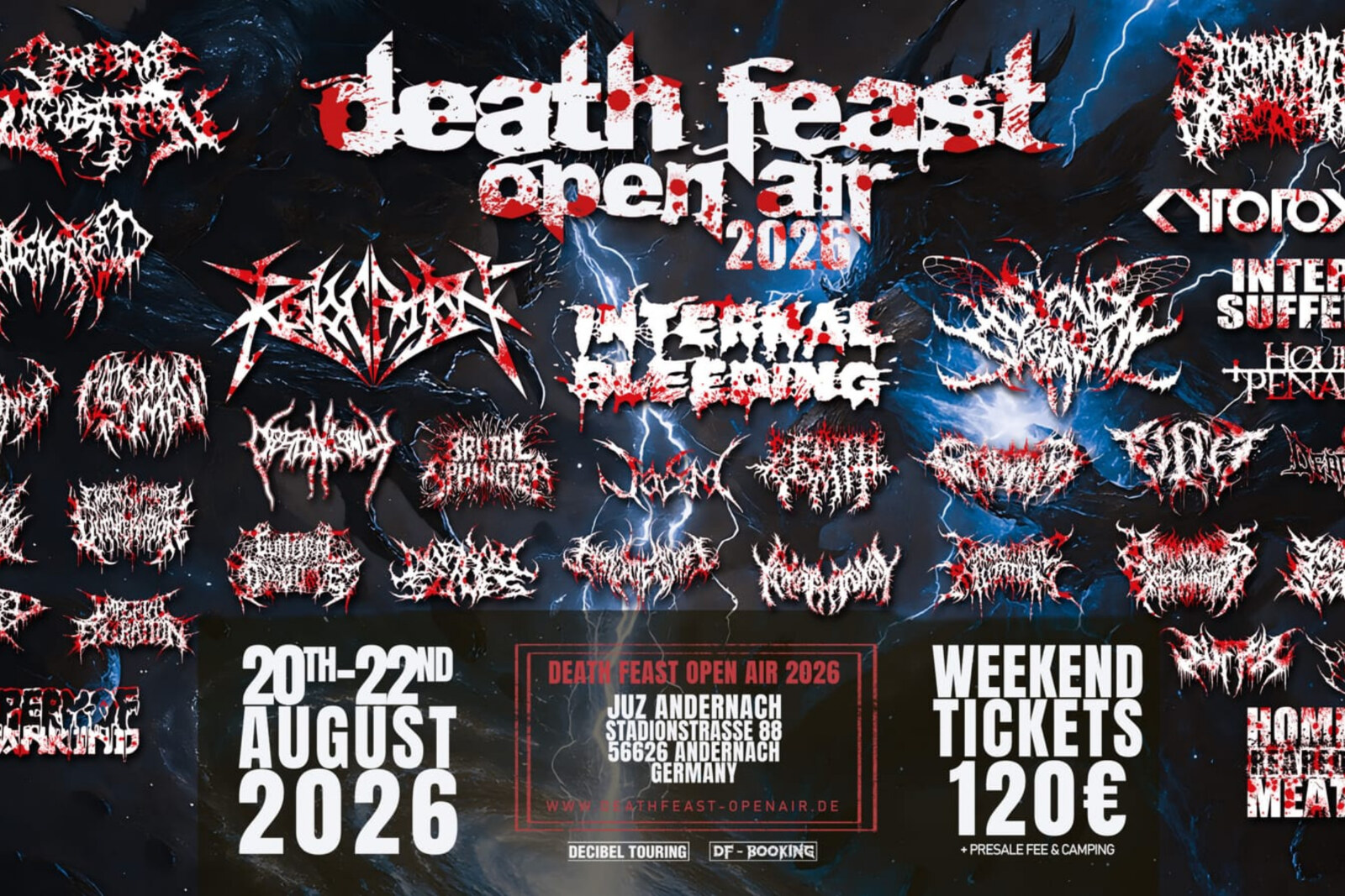 Deathfeast Open Air 2026 reveals complete lineup