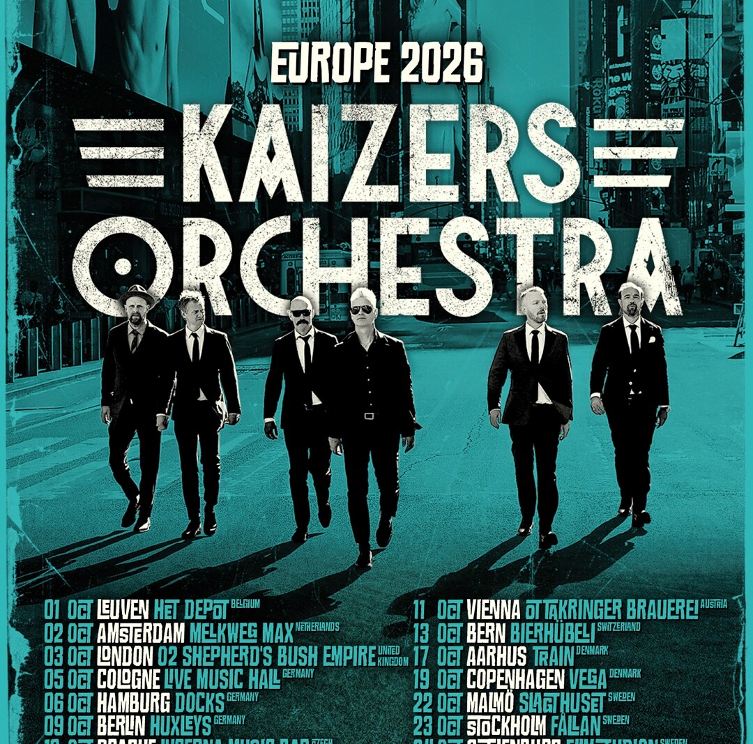 Kaizers Orchestra announce European club tour