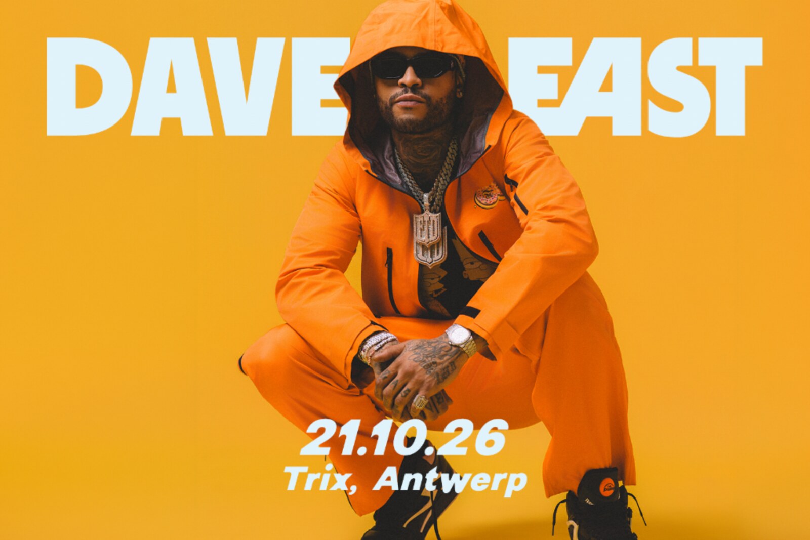 Dave East speelt op woensdag 21 oktober 2026 in Trix