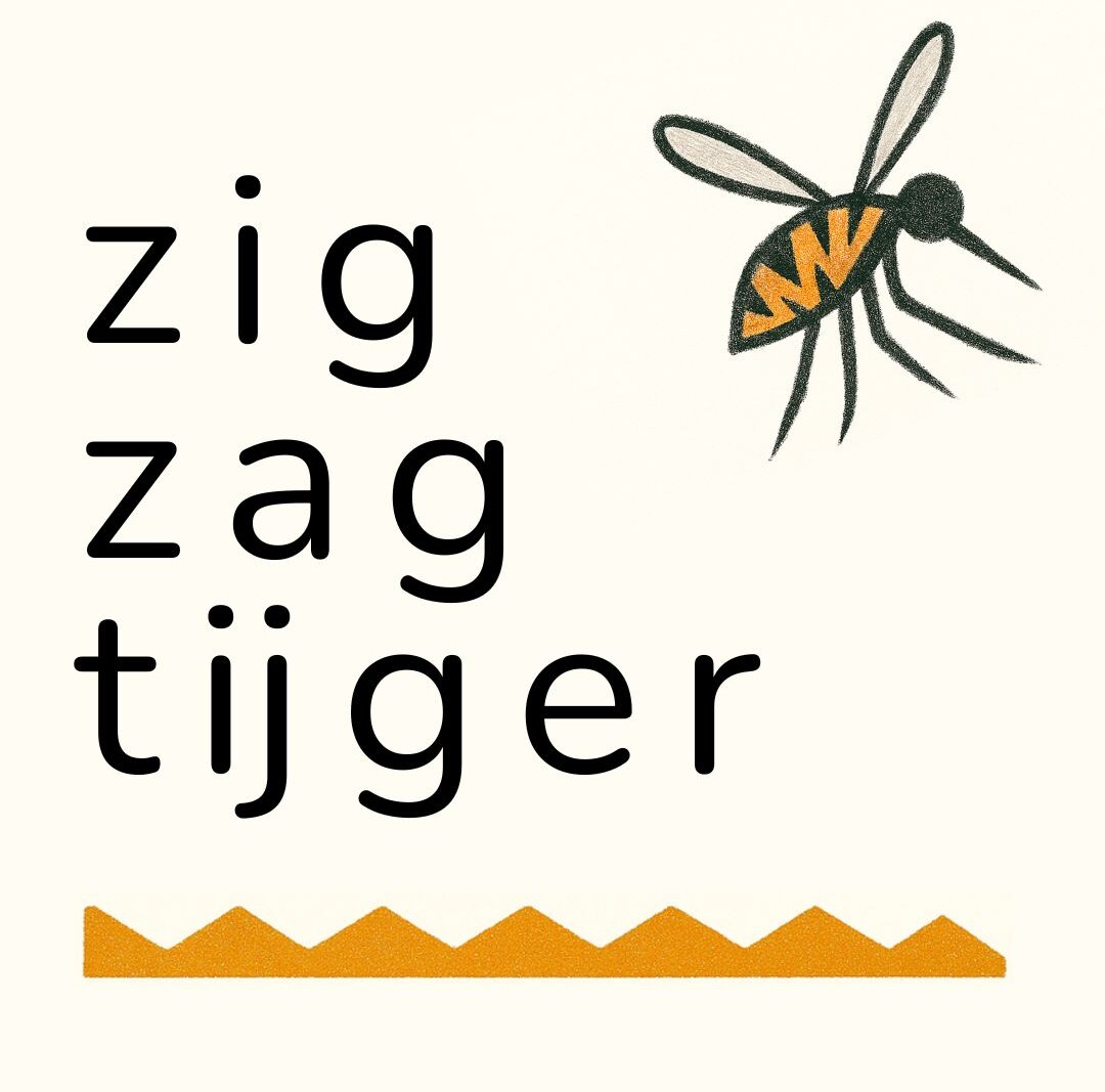 Zigzagtijger', debuutsingle van gelijknamige band Zigzagtijger, uit via Ondergrondpop Records