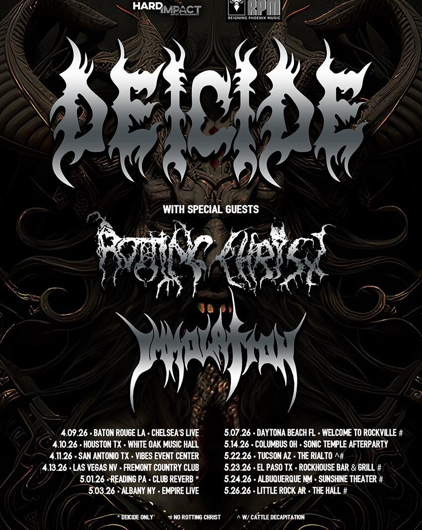 DEICIDE Announce North American Tour Dates