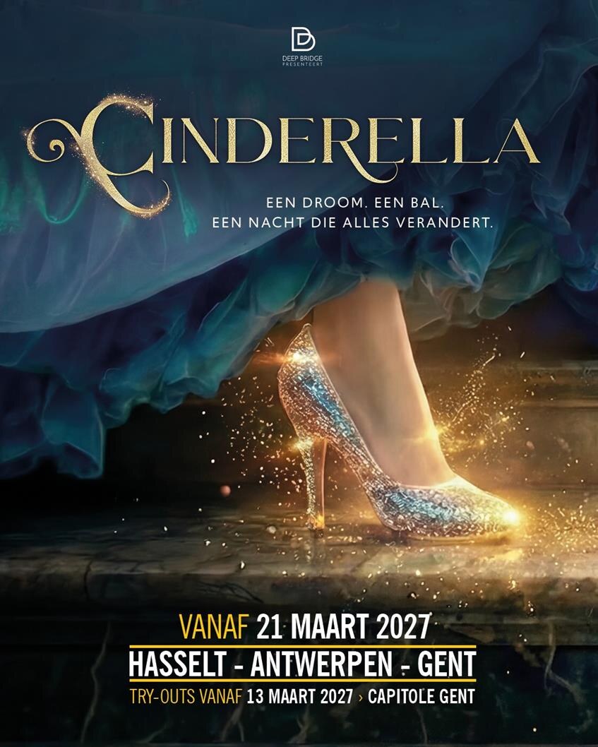 Lotte De Clerck pakt titelrol in gloednieuwe musical 'CINDERELLA'