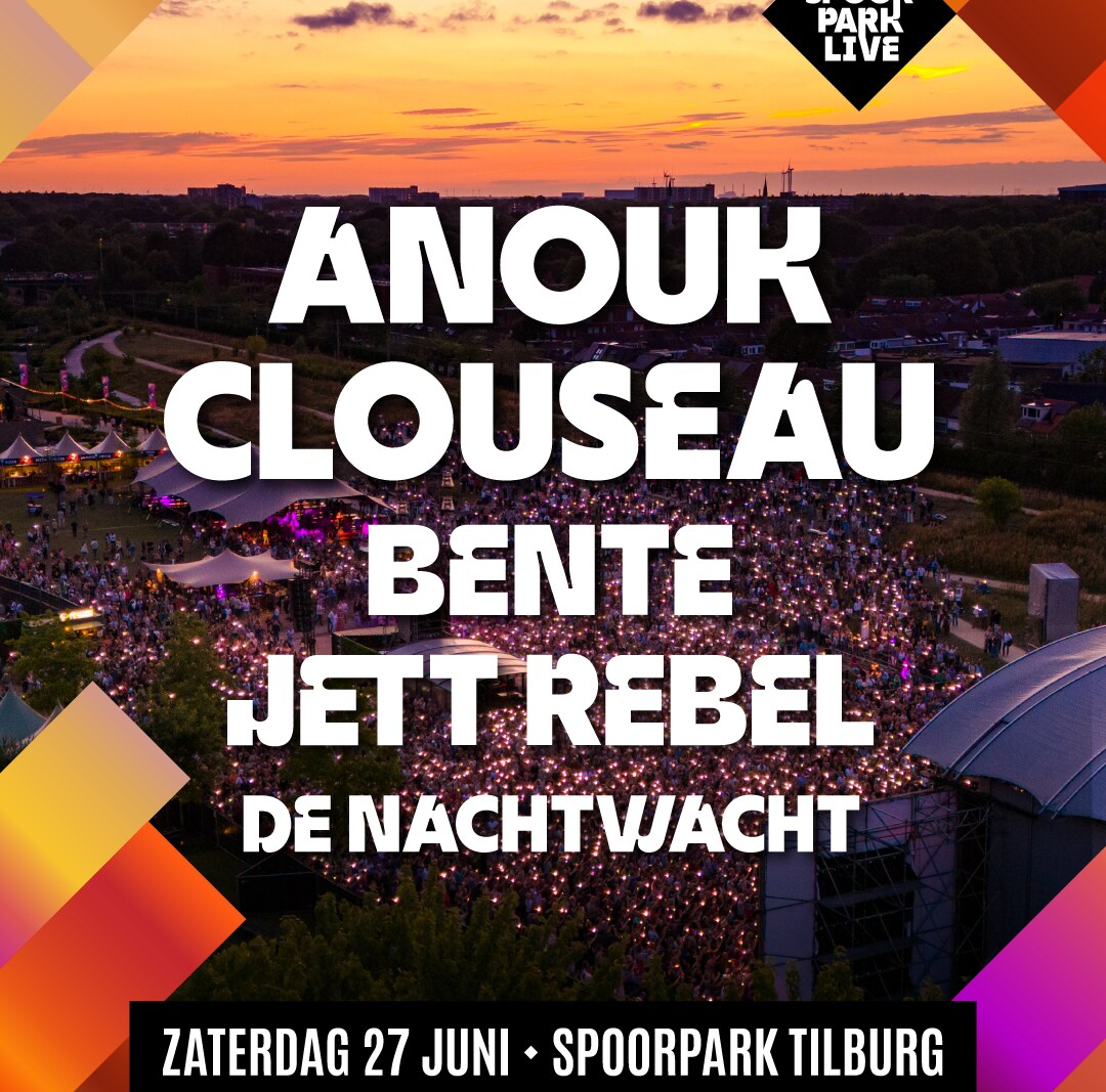 Bente, Jett Rebel & méér toegevoegd aan line-up Spoorpark LIVE op zaterdag 27 juni