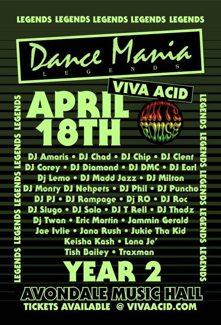 Viva Acid Presents Dance Mania Legends In Chicago Celebrating Over 30 Years of Ghetto House