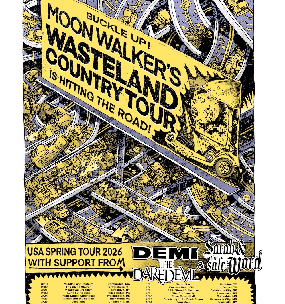Moon Walker unleashes guitar-driven No Kings rallying cry "PARADE" out now