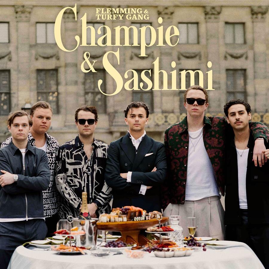 FLEMMING en Turfy Gang proosten op het goede leven met de ultieme voorjaarshit ‘Champie & Sashimi’
