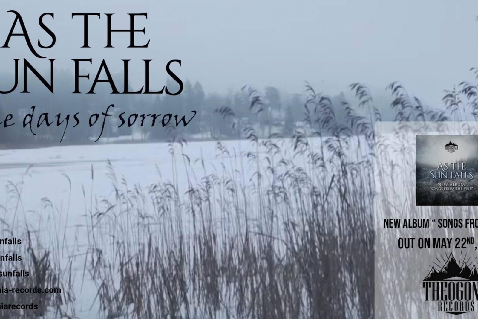 THEOGONIA RECORDS presents the new Official Video of AS THE SUN FALLS “9 Days Of Sorrow”