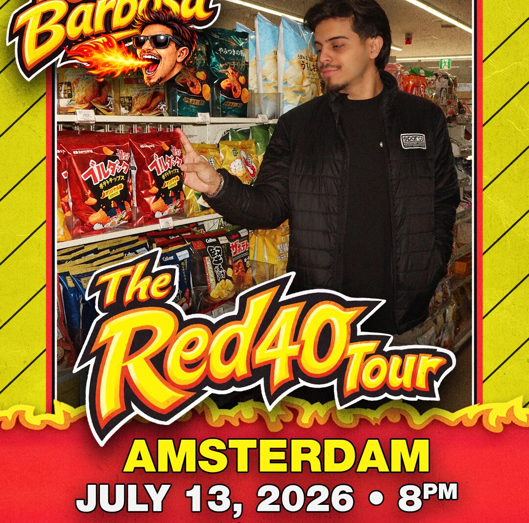 Ralph Barbosa at Boom Chicago in Amsterdam