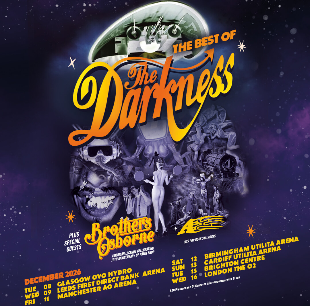 The Darkness announce 2026 arena tour will celebrate the best of greatest hits and fan favourites