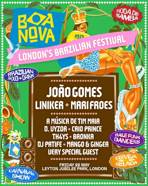 Boa Nova Festival announces full lineup in celebration of Brazilian music for London debut