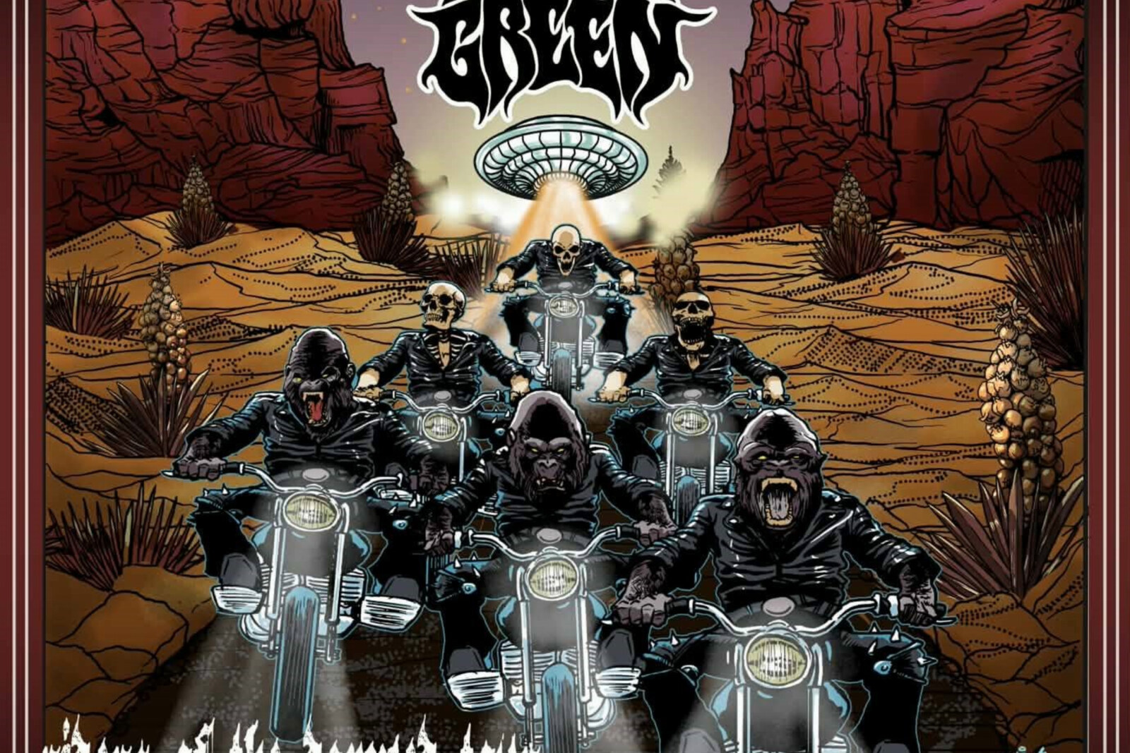 Progressive Sludge Trio Ape Vermin Embark On "The Riders of The Damned Tour Part 2" w/ MEAN GREEN