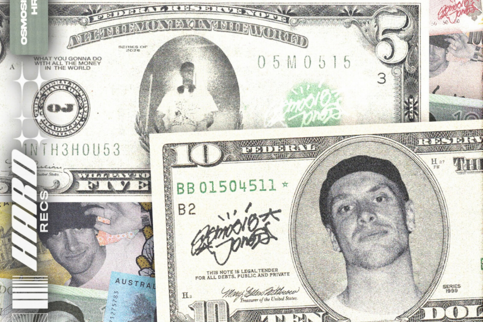 Osmosis Jones Debuts Powerful New Single "All The Money In The World" on Hard Recs