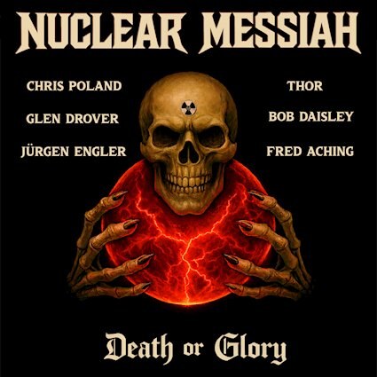 Nuclear Messiah release new single 'Death Or Glory' featuring Thor, out now, new album 'Black Flame' released 24th April on Cleopatra Records.
