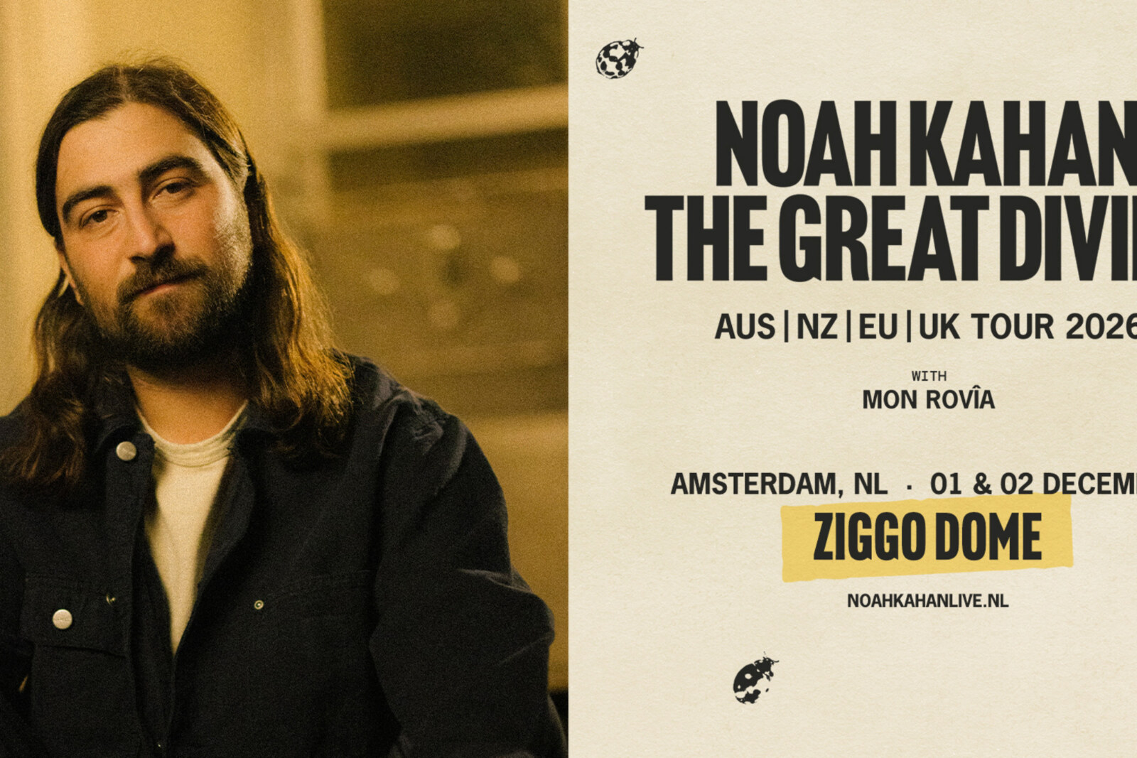 Noah Kahan voor twee shows naar de Ziggo Dome