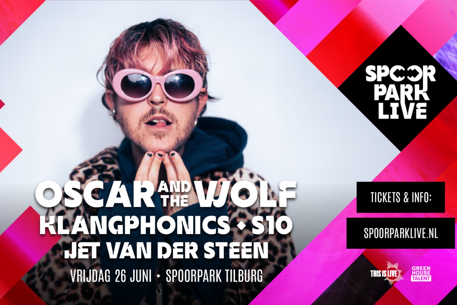 Programma Spoorpark LIVE volledig met toevoeging laatste twee acts