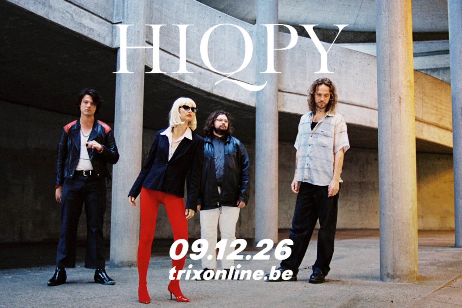 HIQPY speelt op donderdag 9 december 2026 in Trix