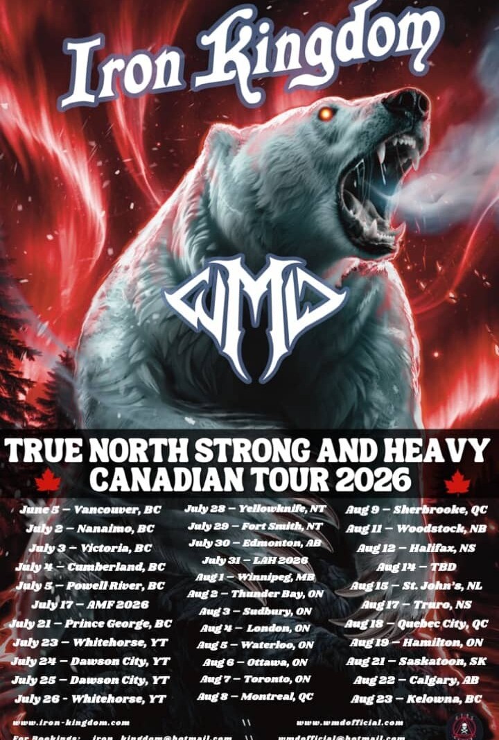Canada's Iron Kingdom Forge "Blood and Steel" w/ Second Single From New Album "Shadows and Dust" Out June 2026 + Cross Canada Tour!