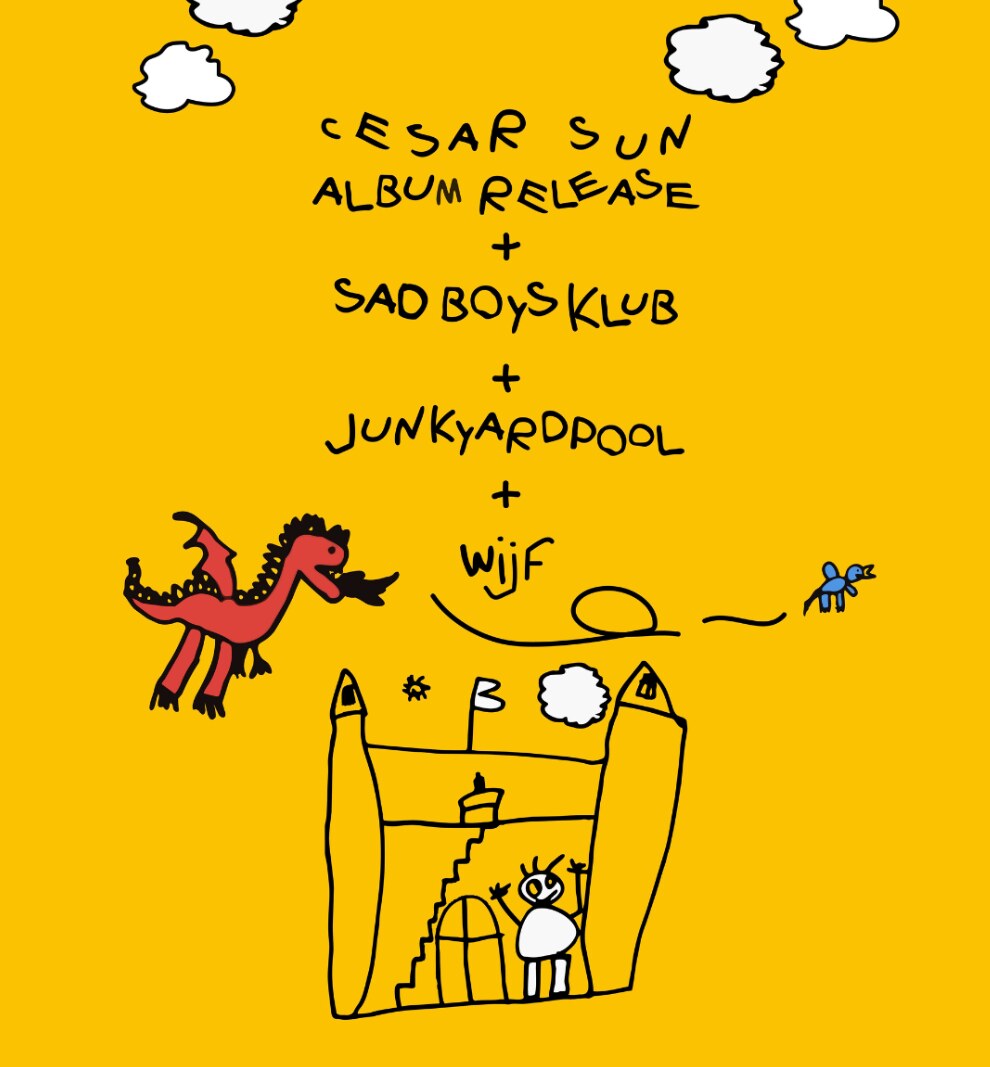 debuutalbum van CESAR SUN het Gentse power trio is nu uit 
