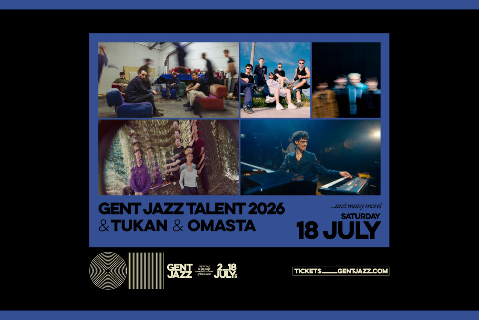 Gent Jazz onthult de drie laureaten voor Gent Jazz Talent 2026