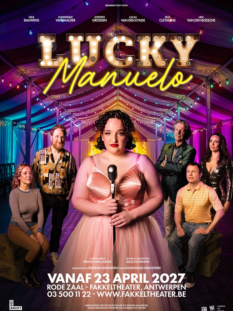 ISKARIOT onthult sterrencast van Lucky Manuelo met Jozefien Grossen als Marva in de musical van Frank Van Laecke en Jelle Cleymans