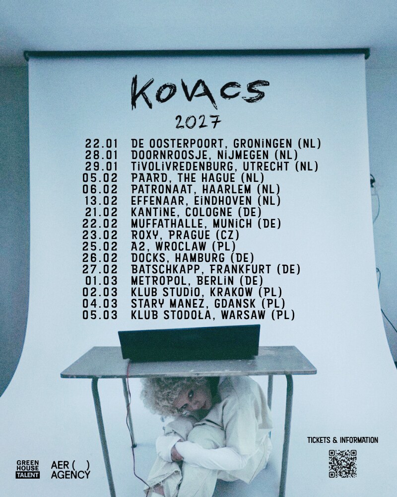 Kovacs kondigt tour aan voor 2027 na succesvolle show in Carré