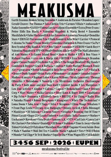 Meakusma Festival announces lineup for 2026 edition
