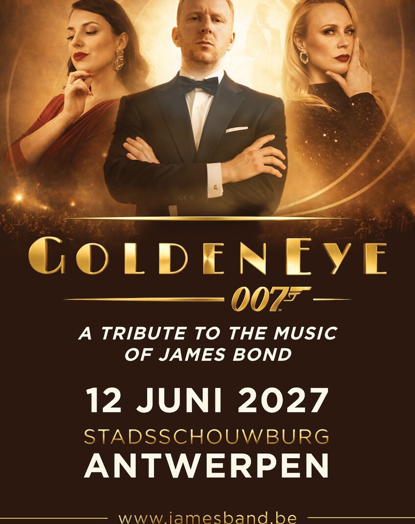 Belgische tributeshow 'GoldenEye' eert iconische filmmuziek James Bond