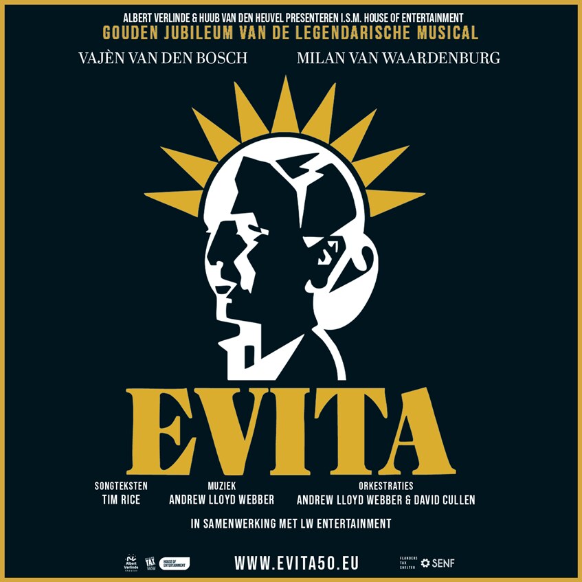 Dieter Troubleyn en Louis Thyssen vervoegen sterrencast prestigieuze jubileumproductie 'Evita'
