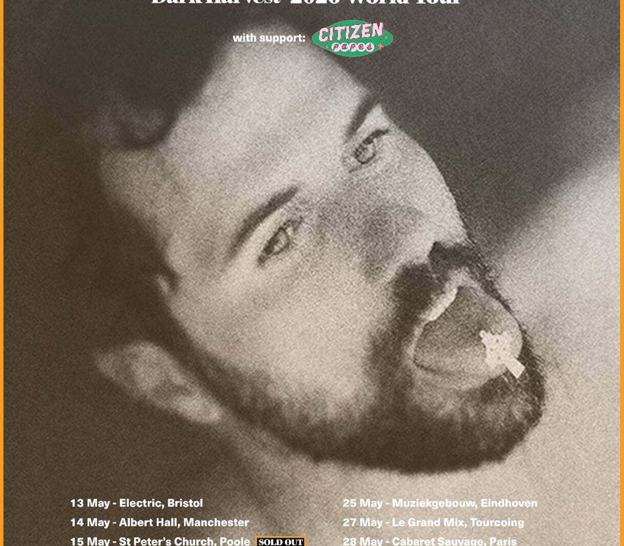 Nicky Mulvey releases ‘Dark Harvest Live’ ahead of UK tour dates