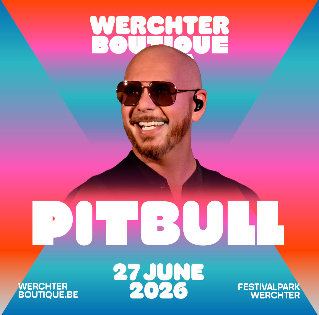 Ook Pitbull op Werchter Boutique 2026