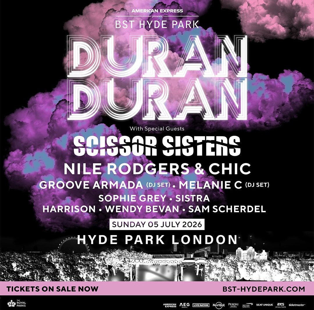 BST Hyde Park - Melanie C joins line-up for Duran Duran - Sunday 5 July