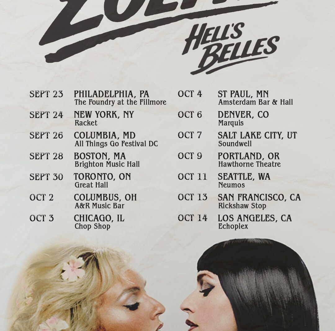 Zolita announces fall 2026 'Hell's Belles' headline tour