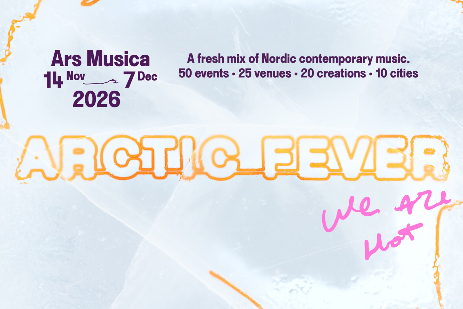 Ars Musica presenteert ARCTIC FEVER 2026 van 14.11 tot 7.12 in Brussel, Vlaanderen en Wallonië