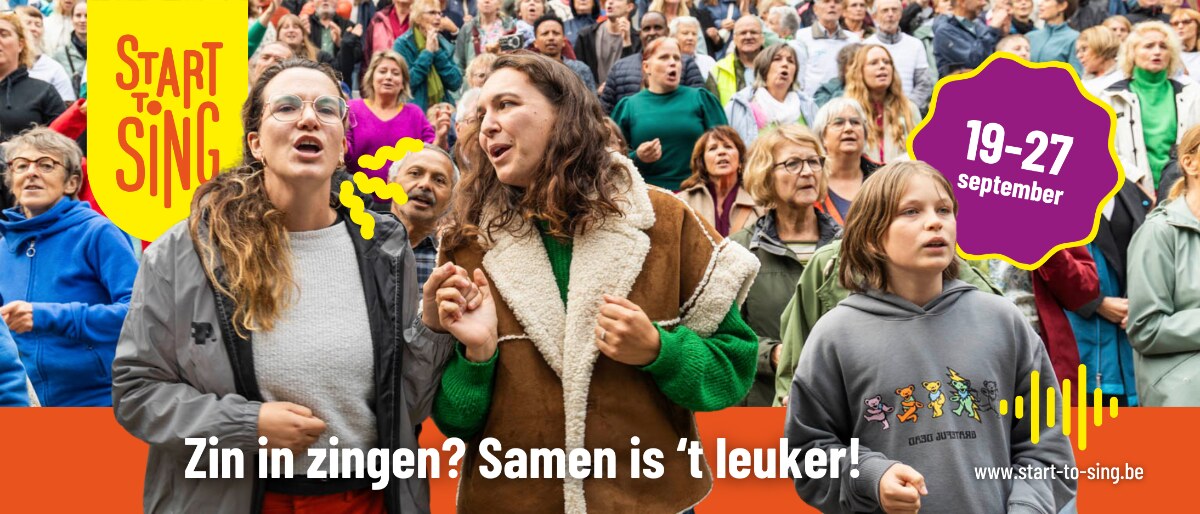 Start to Sing is terug! Een week vol samen zingen met een hart voor dementie